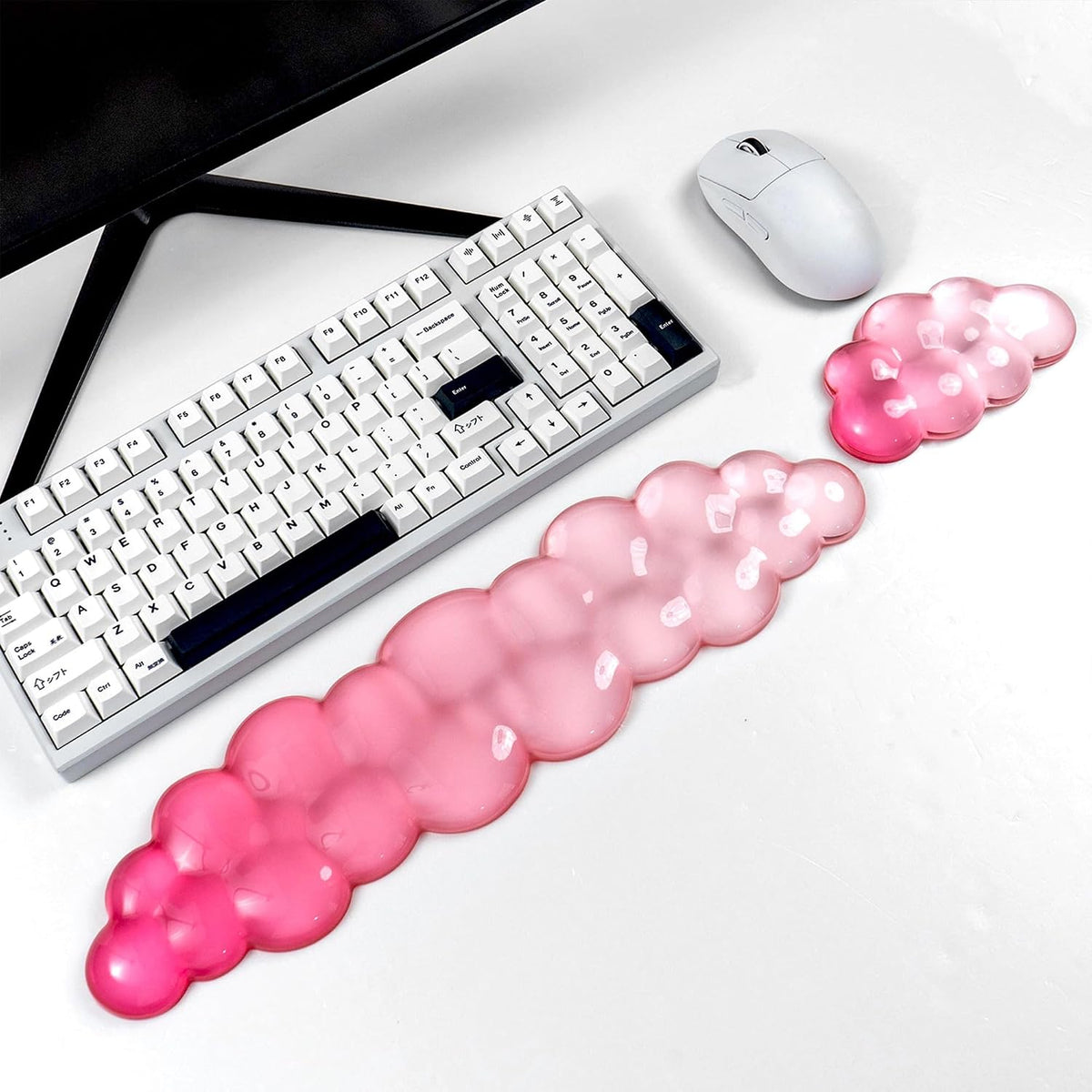 Gel Keyboard and Mouse Wrist Rest, Cloud Wrist Pad for Computer Keyboard