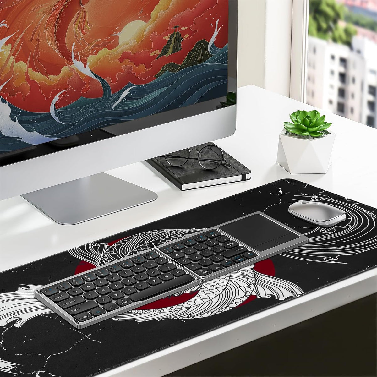 Gaming Mouse Pad Anime Large Desk Mat, XXL Mouse Mat (900X400Mm)
