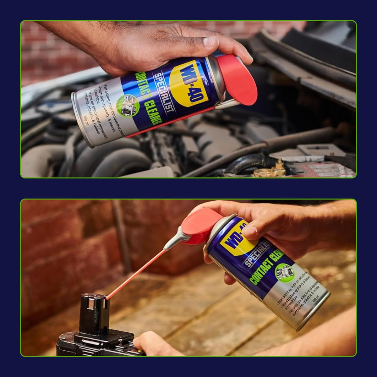 Electrical Contact Cleaner Spray, Residue-Free - 400Ml