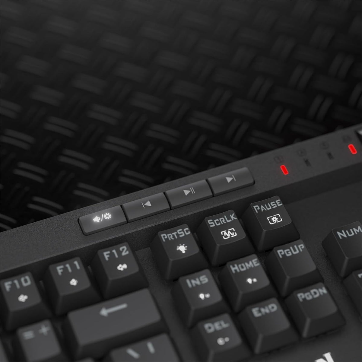 K580 PRO Wireless RGB Gaming Keyboard, 3-Modes 104 Keys Mechanical Keyboard W/Hot-Swap Socket, Dedicated Media Controls & Onboard Macro Recording, Linear Red Switch