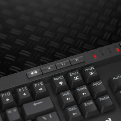 K580 PRO Wireless RGB Gaming Keyboard, 3-Modes 104 Keys Mechanical Keyboard W/Hot-Swap Socket, Dedicated Media Controls & Onboard Macro Recording, Linear Red Switch