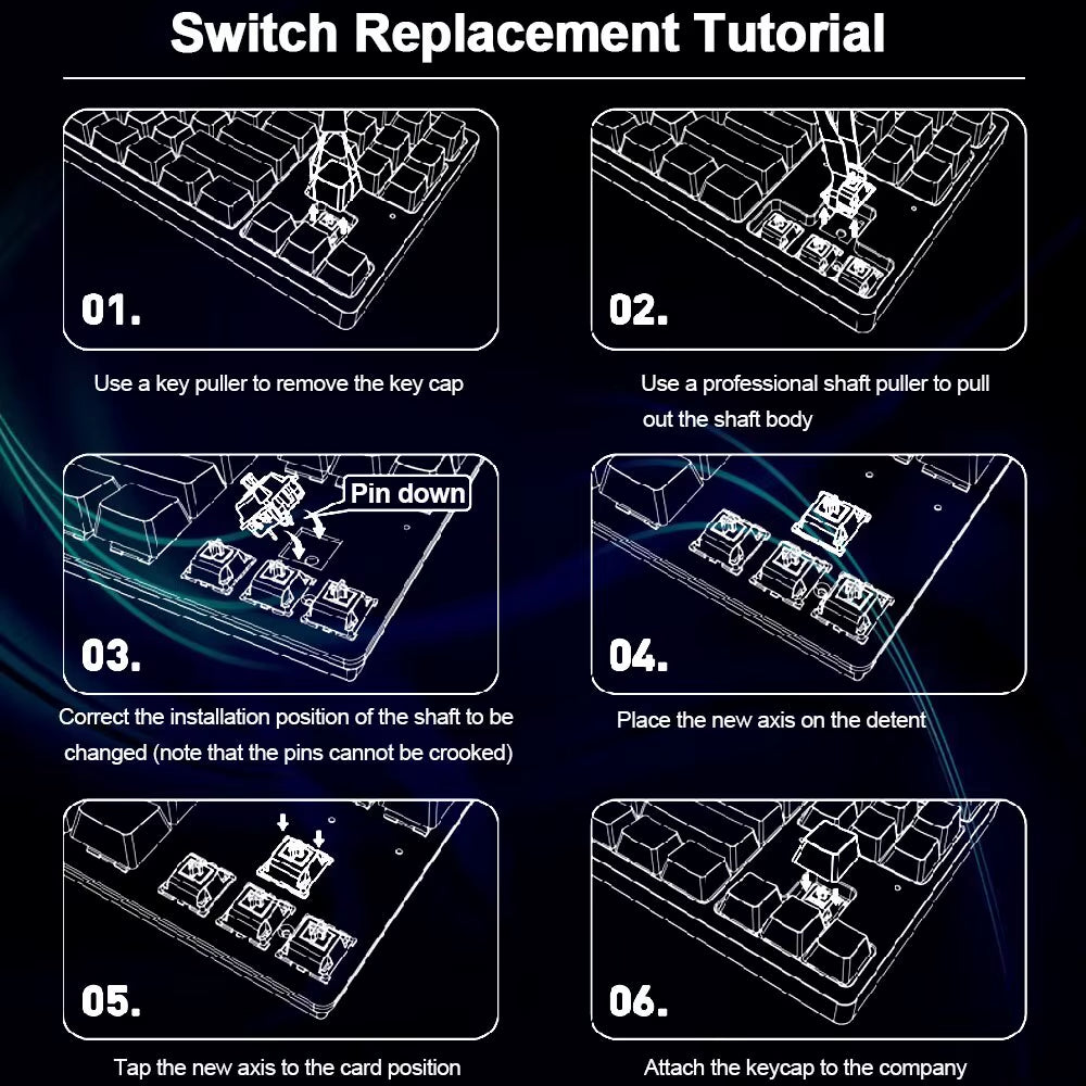 SMD RGB MX Low Profile 5.5 Switch 3Pin Clicky Linear Tactile Silent Mechanical Keyboard Red Black Blue Brown Switche