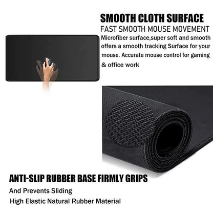 Space Line Wind Mouse Pad Large Computer Office Game Table Mats XXL Rubber Anti-Slip Gaming Keyboard Mousepads Long Desk Pads