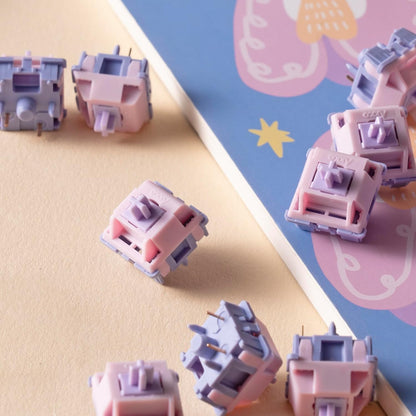Fairy Silent Switches 5 Pin Linear Mechanical Keyboard Switches 50Gf