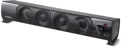 AC955 2 in 1 PC Speaker Soundbar Computer RGB LED Backlight Stereo Gaming USB 2 X 3W AUX 3.5 Mm