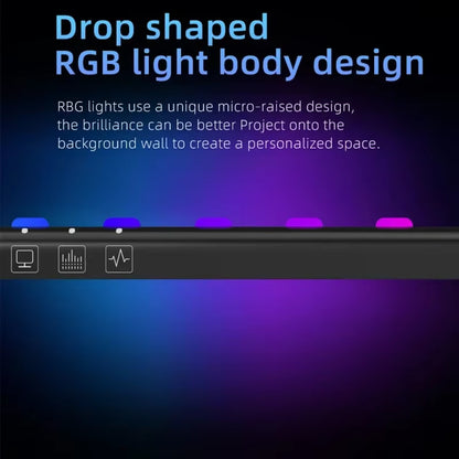 LED Monitor Light Bar USB Stepless Dimming Screen Hanging Lights Curved RGB Background Atmosphere Pickup Lamp Reading Gaming