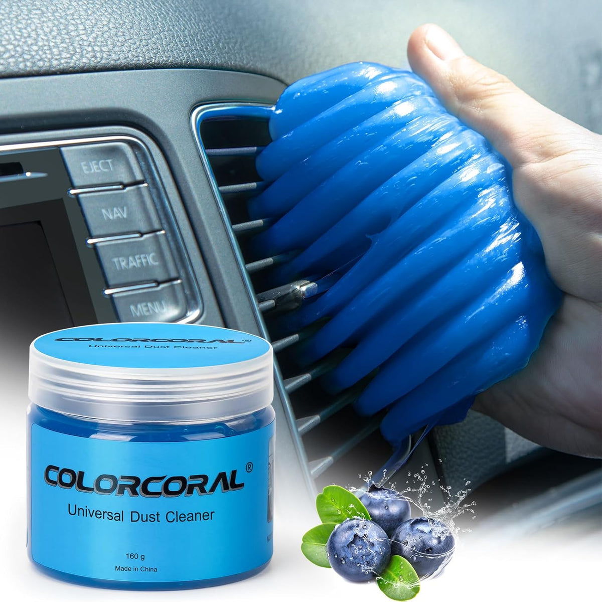 Keyboard Cleaner Gel for PC Laptop Reusable Car Cleaning Gel Cleaner Slime for Car Dashboard, Universal Dust Cleaner Cleaning Putty for Electronics, Computer, Vents, Keyboard Putty