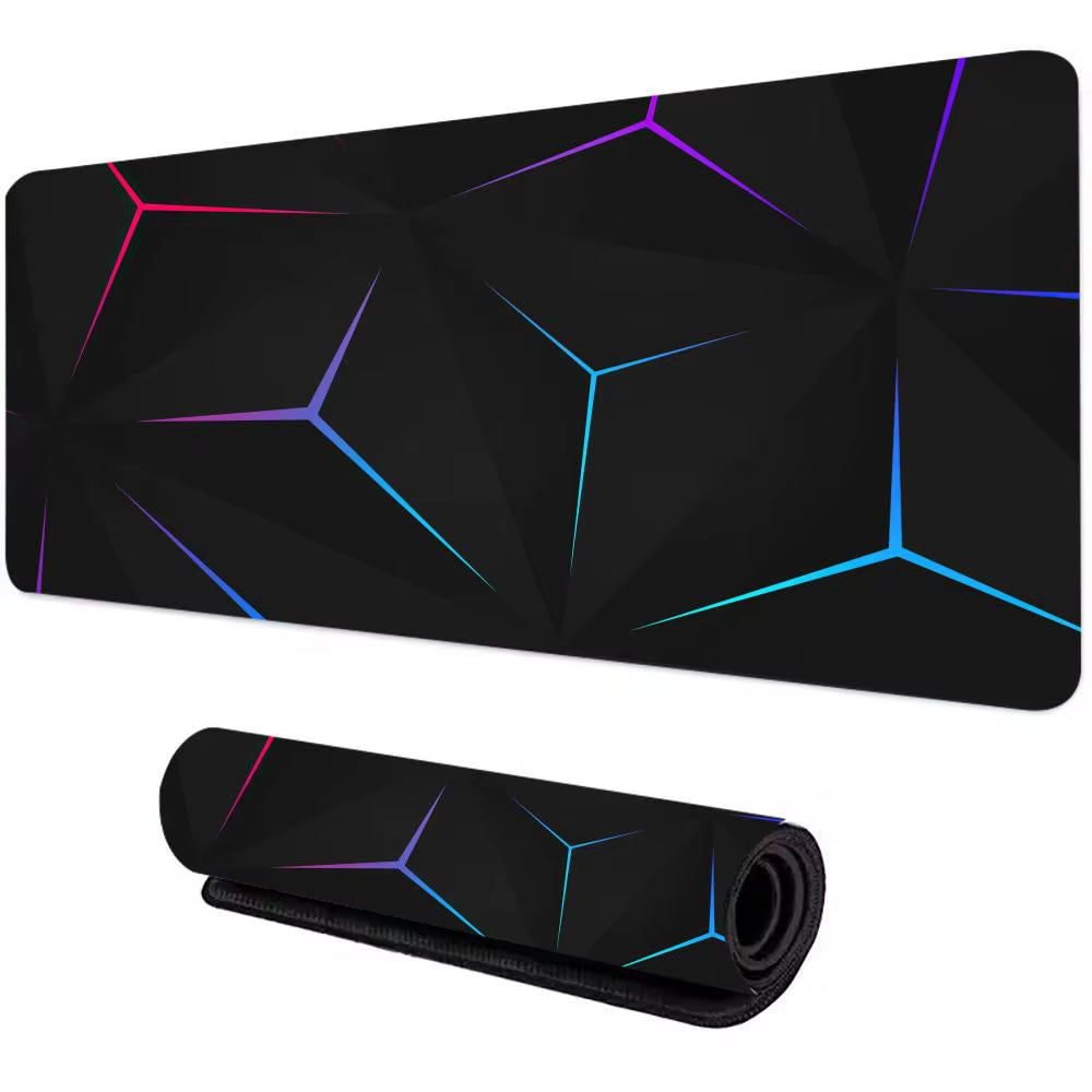 Space Line Wind Mouse Pad Large Computer Office Game Table Mats XXL Rubber Anti-Slip Gaming Keyboard Mousepads Long Desk Pads