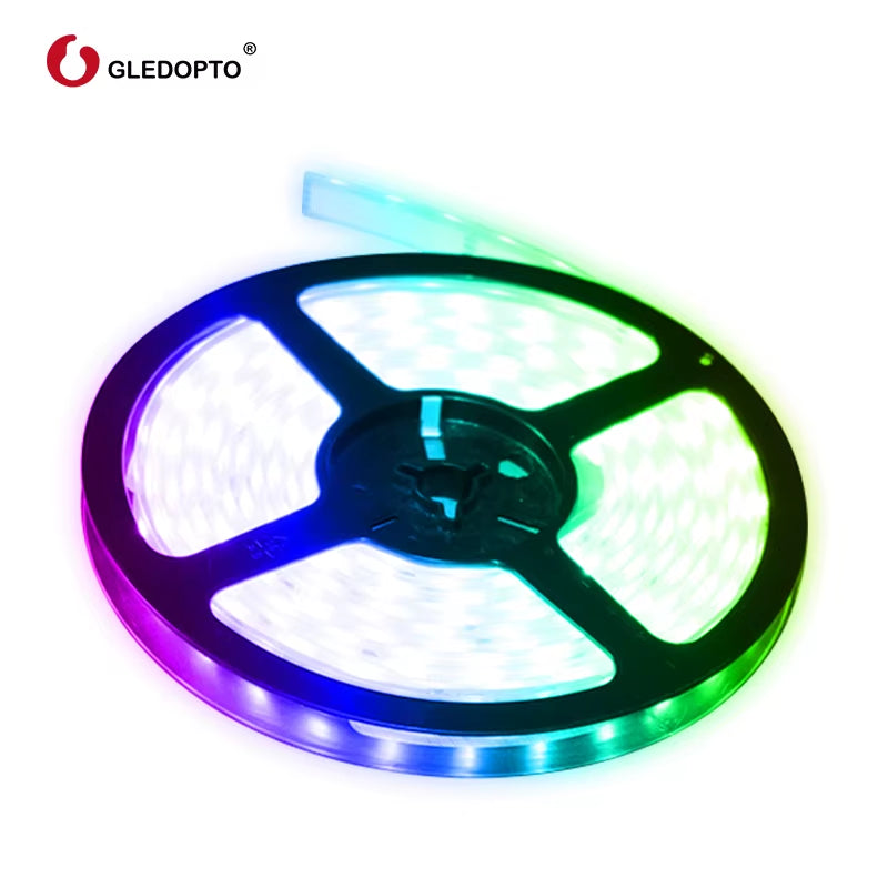 RGB+CCT LED Strip Light RGB WW/CW DC24V 5 Meters IP65 Waterproof IP20 Not Waterproof RGB Light SMD 5050 SMD 2835