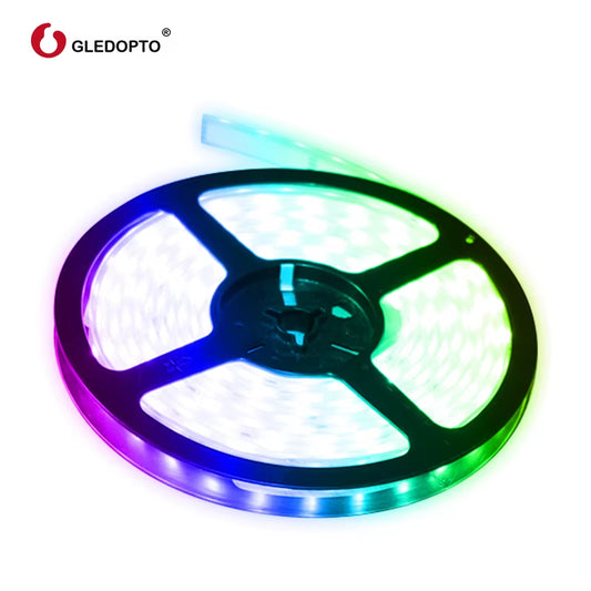 RGB+CCT LED Strip Light RGB WW/CW DC24V 5 Meters IP65 Waterproof IP20 Not Waterproof RGB Light SMD 5050 SMD 2835