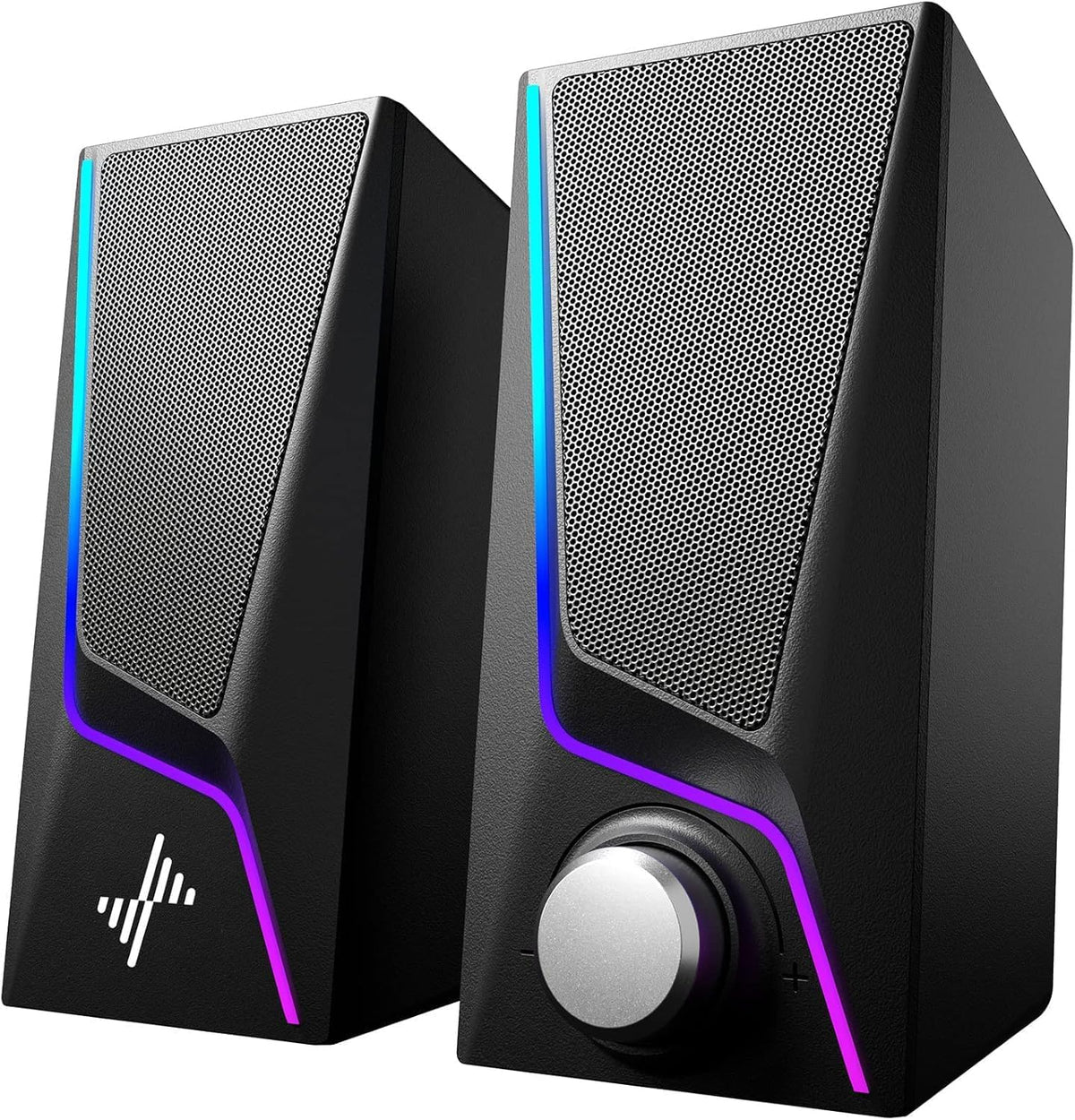 PC Speakers for Desktop, Computer Speakers with RGB Lighting