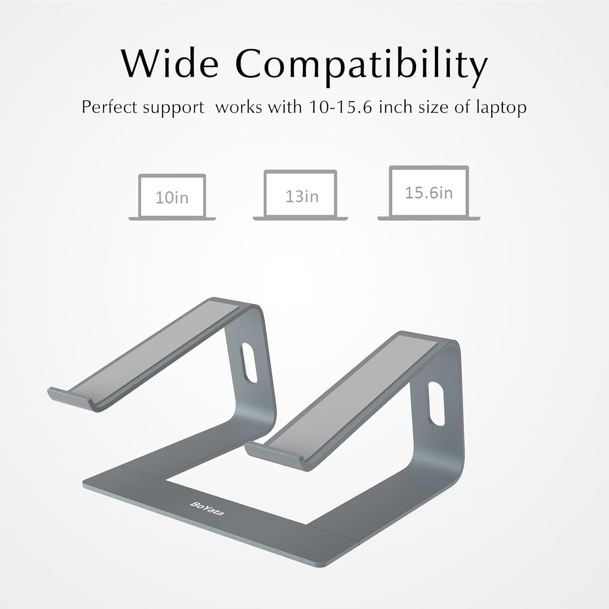 Laptop Stand, Ventilated Laptop Stand for Desk, Laptop Riser