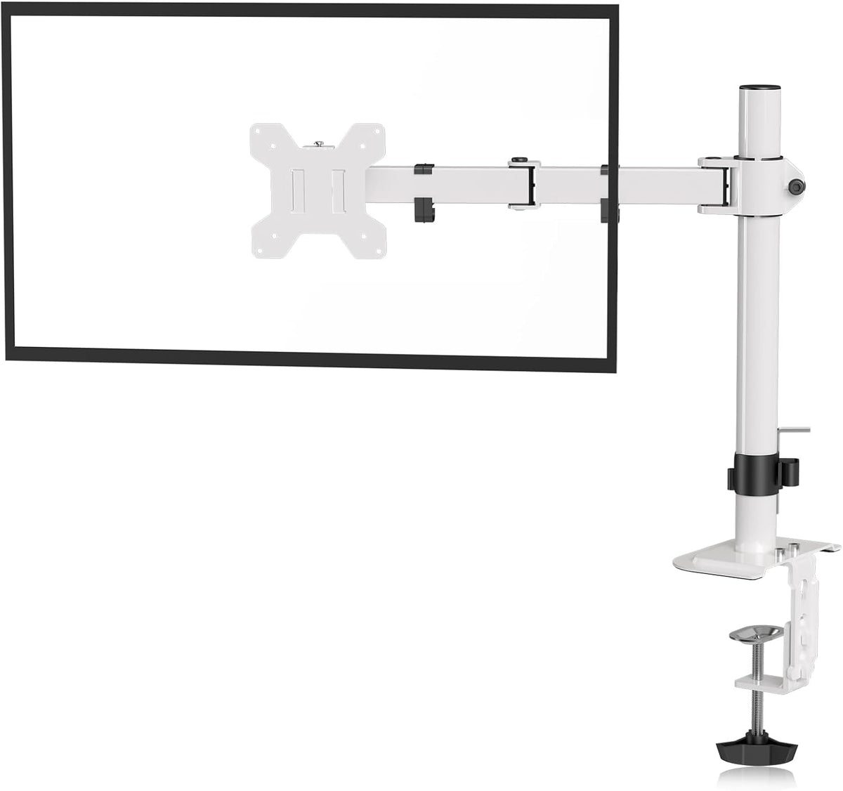 Single Monitor Arm Desk Mount for 13-32 Inch LCD LED Screens, PC Screen Stand for Desk up to 10Kg, VESA 75/100Mm Monitor Stands