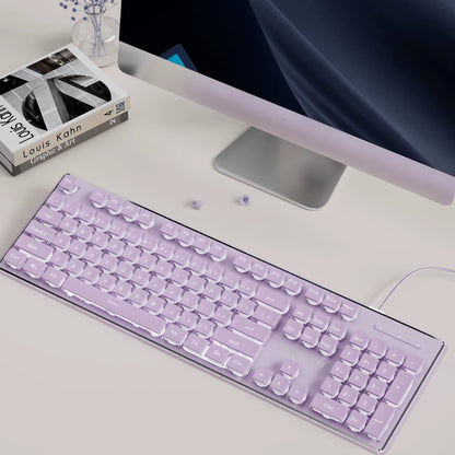 V3 Wired Gaming Keyboard, Film, Silent, Ergonomic, Compatible with Windows/Laptop/Pc, Desktop, for E-Sports Accessory