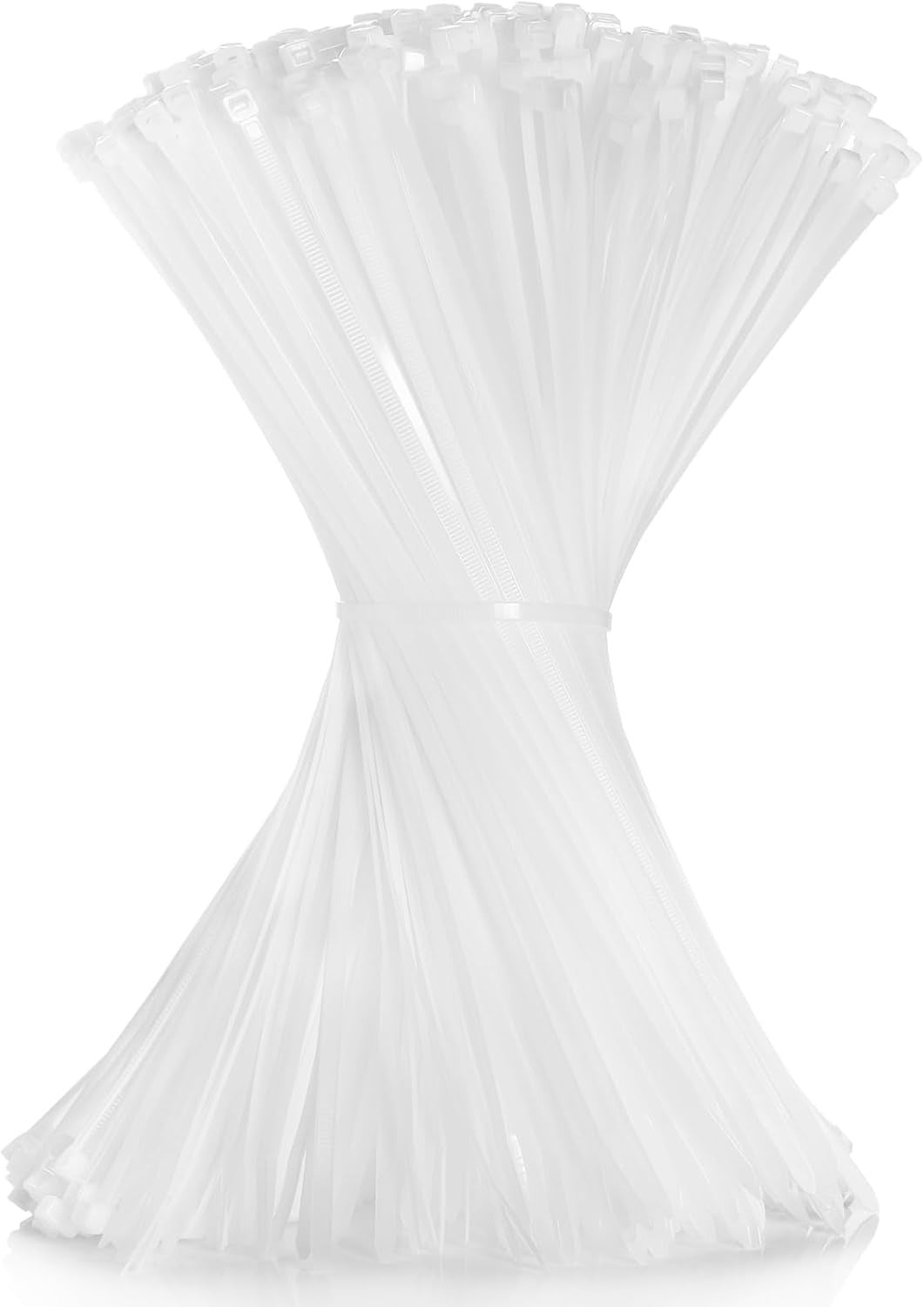 Cable Zip Ties 12 Inch  500 Pack Plastic Black Zip Ties 50Lbs