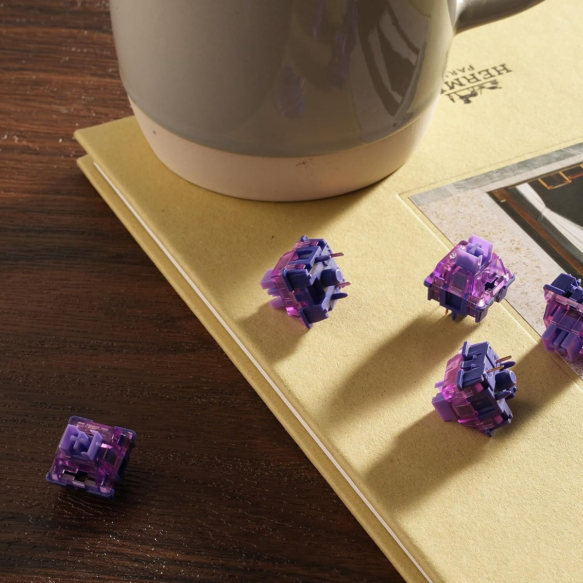 Lavender Purple V3 Pro Switch 5 Pin Tactile Mechanical Switch