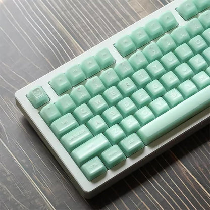 142 Keys SA Profile PBT Doubleshot Keycaps Translucent Keycap Set Fit for 61/64/87/104/108 Cherry Mx Switches ISO ANSI Mechanical Keyboard