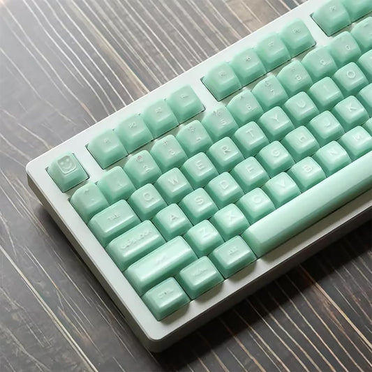 142 Keys SA Profile PBT Doubleshot Keycaps Translucent Keycap Set Fit for 61/64/87/104/108 Cherry Mx Switches ISO ANSI Mechanical Keyboard