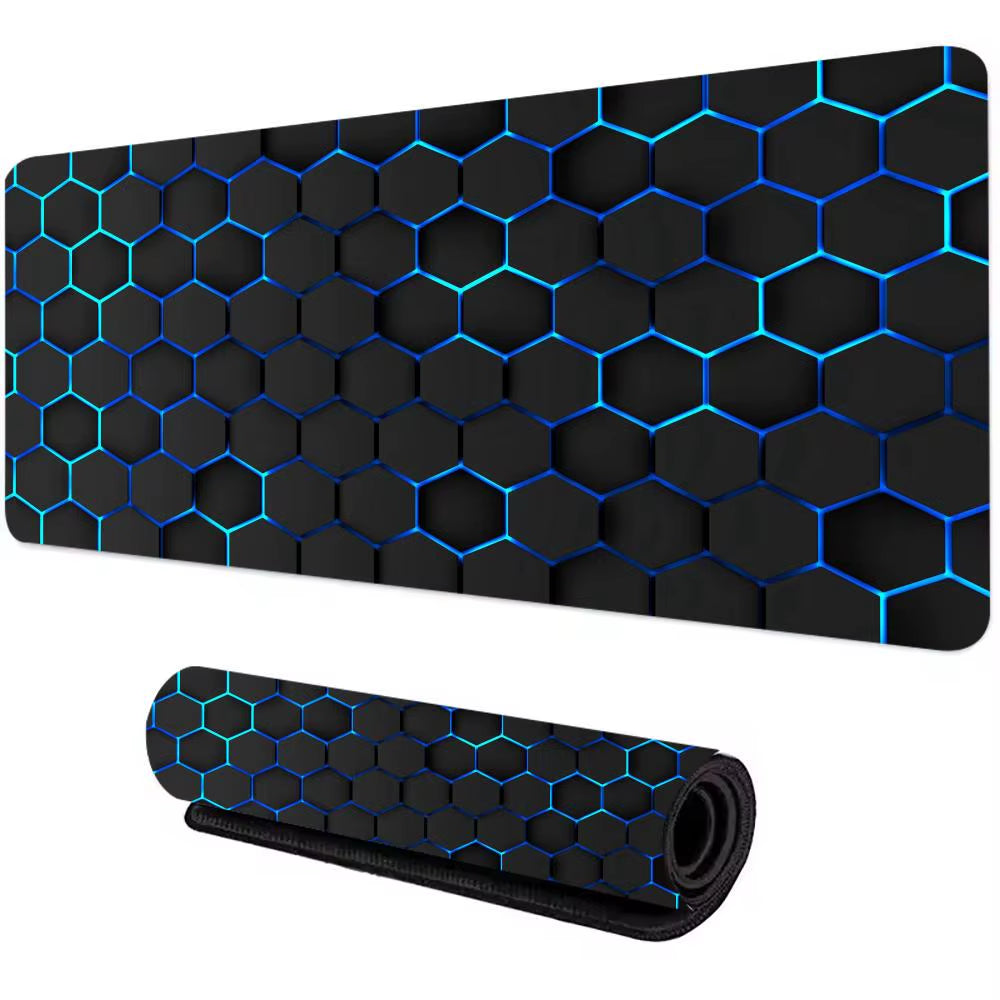 Space Line Wind Mouse Pad Large Computer Office Game Table Mats XXL Rubber Anti-Slip Gaming Keyboard Mousepads Long Desk Pads