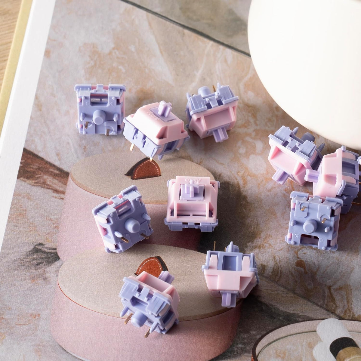Fairy Silent Switches 5 Pin Linear Mechanical Keyboard Switches 50Gf