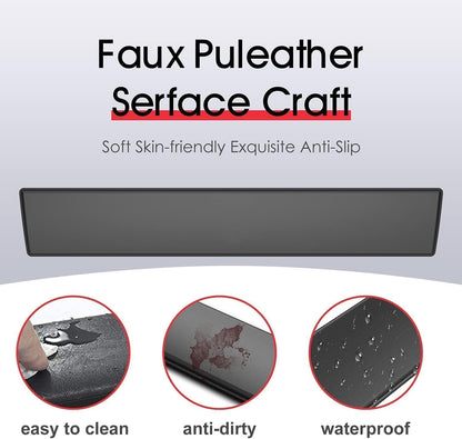 X Attack Shark Keyboard Wrist Rest for 60% Ultra-Compact Mini Mechanical Gaming Wireless Keyboard Aesthetic Ergonomic Approved Memory Foam Faux Leather Wrist anti Skid Wrist Support Cushion