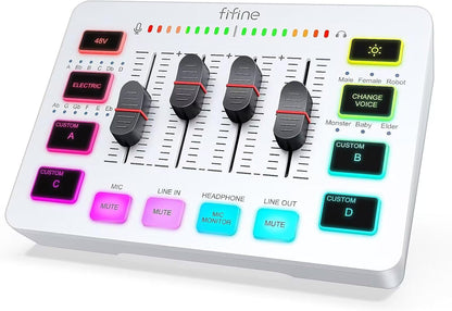 SC3 RGB Gaming Audio Mixer Interface