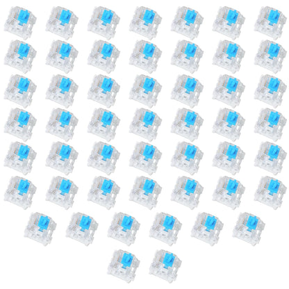 12 Pieces Blue Mechanical Keyboard Switches, 3 Pin Pre-Lubricated Clicky Key Switches, Dustproof and Waterproof Keyboard Accessories for Mechanical Gaming Keyboard
