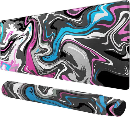 Large Extended Gaming Mouse Pad – Non-Slip Desk Mat with Stitched Edges