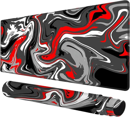 Large Extended Gaming Mouse Pad – Non-Slip Desk Mat with Stitched Edges