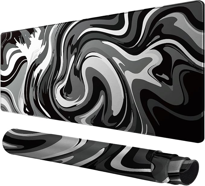 Large Extended Gaming Mouse Pad – Non-Slip Desk Mat with Stitched Edges