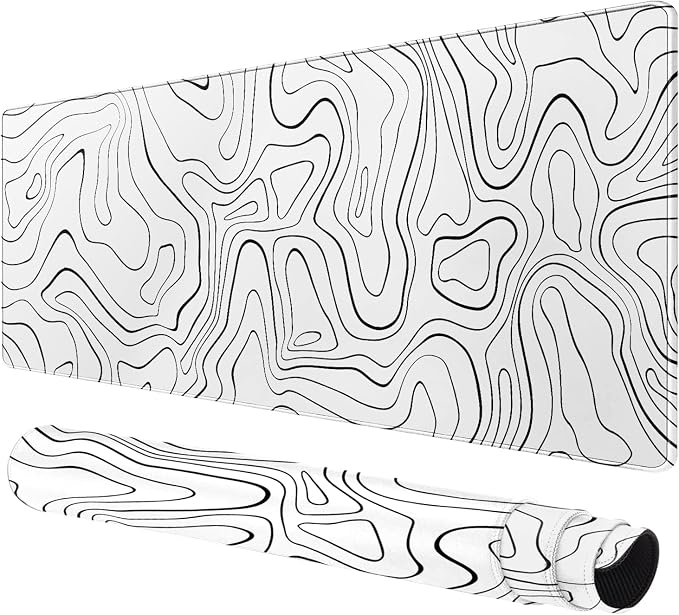 Large Extended Gaming Mouse Pad – Non-Slip Desk Mat with Stitched Edges