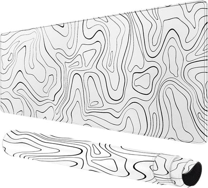 Large Extended Gaming Mouse Pad – Non-Slip Desk Mat with Stitched Edges