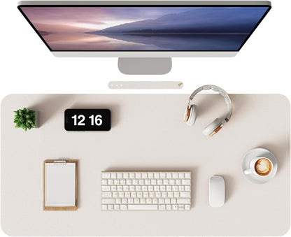 Leather Desk Mat, Mouse Pad & Laptop Mat Black 80X40 Cm