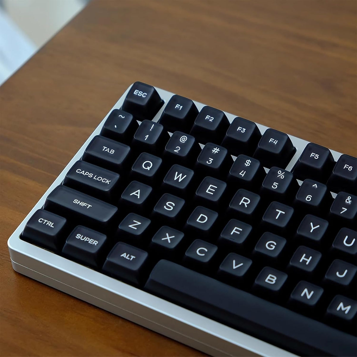 142 Keys SA Profile PBT Doubleshot Keycaps Translucent Keycap Set Fit for 61/64/87/104/108 Cherry Mx Switches ISO ANSI Mechanical Keyboard