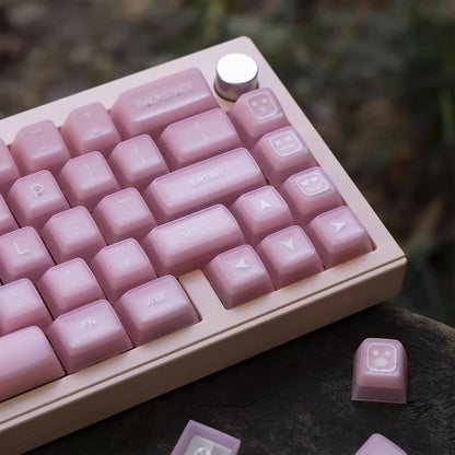 142 Keys SA Profile PBT Doubleshot Keycaps Translucent Keycap Set Fit for 61/64/87/104/108 Cherry Mx Switches ISO ANSI Mechanical Keyboard