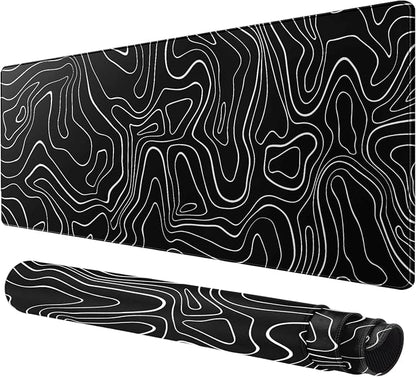 Large Extended Gaming Mouse Pad – Non-Slip Desk Mat with Stitched Edges