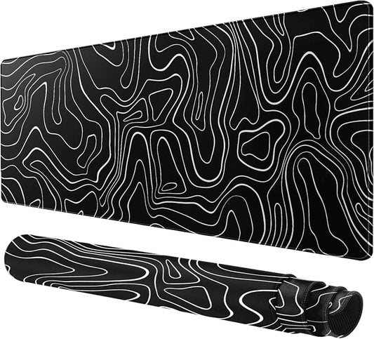 Large Extended Gaming Mouse Pad – Non-Slip Desk Mat with Stitched Edges