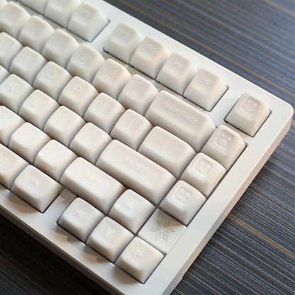 142 Keys SA Profile PBT Doubleshot Keycaps Translucent Keycap Set Fit for 61/64/87/104/108 Cherry Mx Switches ISO ANSI Mechanical Keyboard