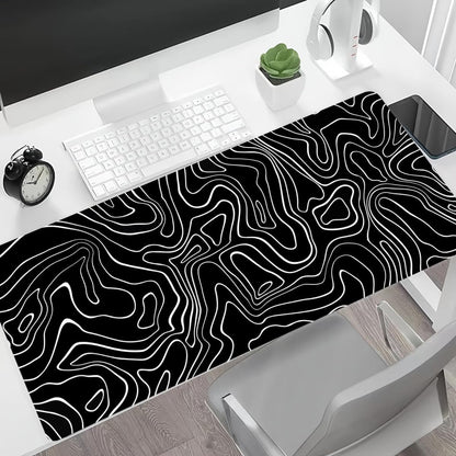Large Extended Gaming Mouse Pad – Non-Slip Desk Mat with Stitched Edges