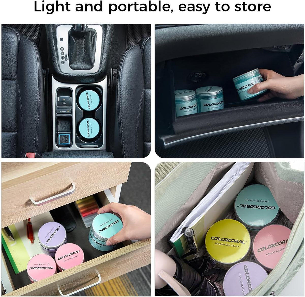 Keyboard Cleaner Gel for PC Laptop Reusable Car Cleaning Gel Cleaner Slime for Car Dashboard, Universal Dust Cleaner Cleaning Putty for Electronics, Computer, Vents, Keyboard Putty