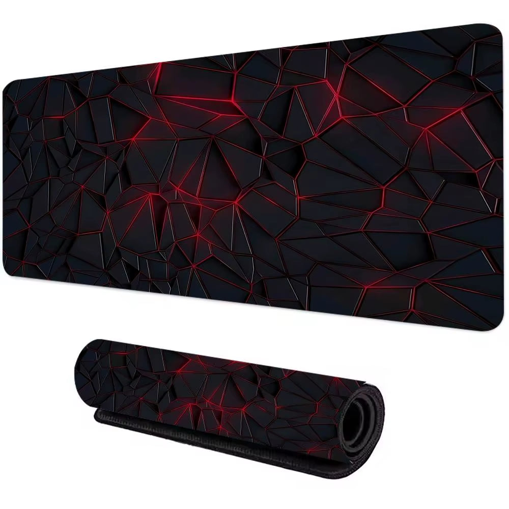 Space Line Wind Mouse Pad Large Computer Office Game Table Mats XXL Rubber Anti-Slip Gaming Keyboard Mousepads Long Desk Pads