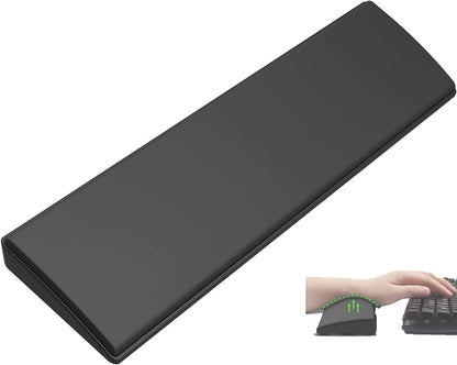 X Attack Shark Keyboard Wrist Rest for 60% Ultra-Compact Mini Mechanical Gaming Wireless Keyboard Aesthetic Ergonomic Approved Memory Foam Faux Leather Wrist anti Skid Wrist Support Cushion