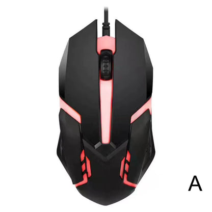USB Wired Gaming Mouse 1000 DPI 3 Buttons Silent Mause Backlit Professional Gamer Mice Ergonomic Computer Mouse for PC Laptop