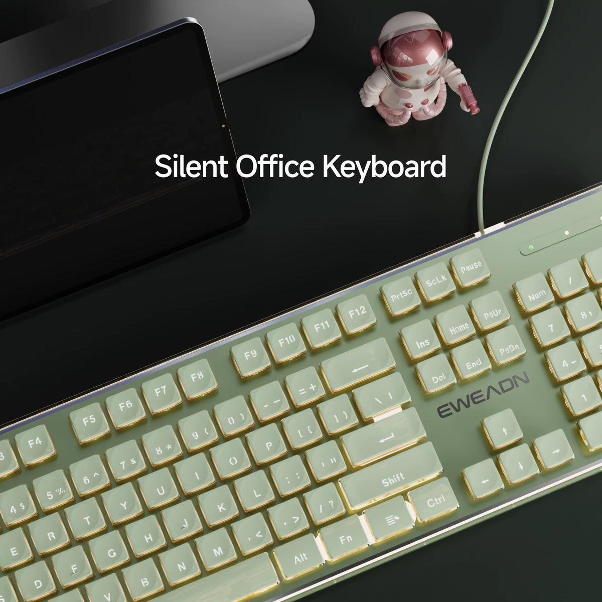 V3 Wired Gaming Keyboard, Film, Silent, Ergonomic, Compatible with Windows/Laptop/Pc, Desktop, for E-Sports Accessory
