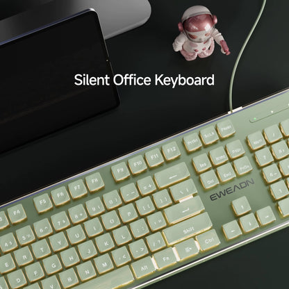 V3 Wired Gaming Keyboard, Film, Silent, Ergonomic, Compatible with Windows/Laptop/Pc, Desktop, for E-Sports Accessory