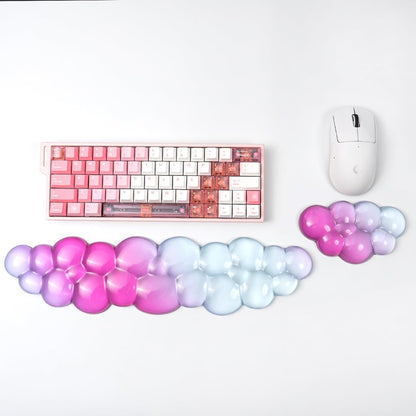 Gel Keyboard and Mouse Wrist Rest, Cloud Wrist Pad for Computer Keyboard