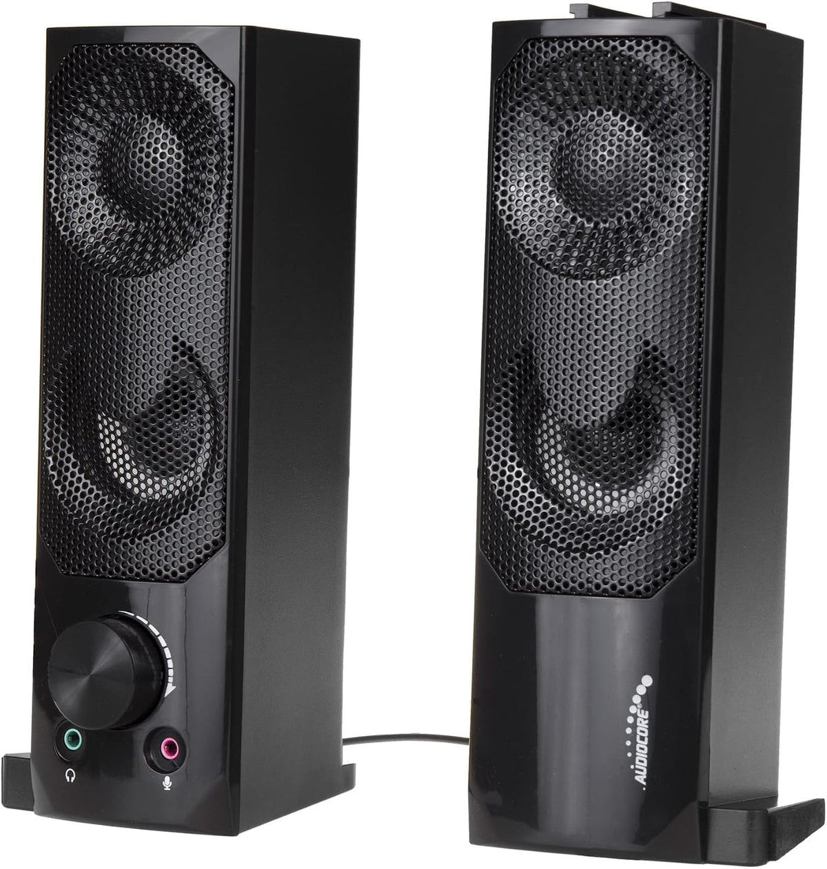 AC955 2 in 1 PC Speaker Soundbar Computer RGB LED Backlight Stereo Gaming USB 2 X 3W AUX 3.5 Mm