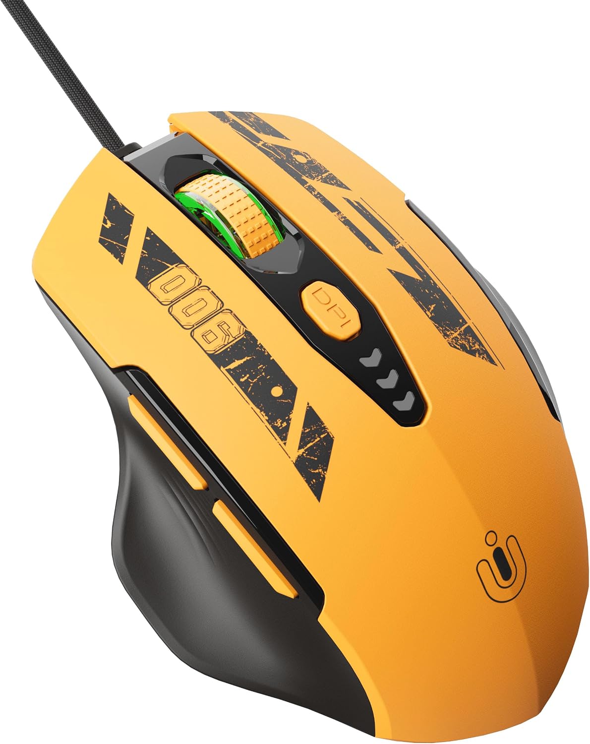 Wired Mouse, 6 Programmable Buttons, Ergonomic Wired Gaming Mouse