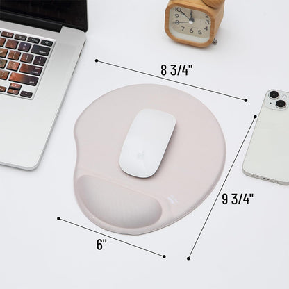 - Ergonomic Mouse Pad with Wrist Support, Beige, Gel Gaming Mouse Pad
