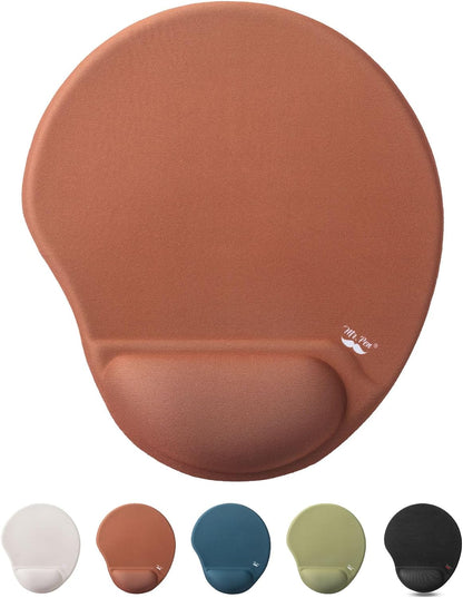 - Ergonomic Mouse Pad with Wrist Support, Beige, Gel Gaming Mouse Pad